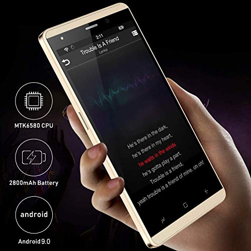 Moviles Libres Baratos 4G, J3(2019) 16GB ROM, 5.0 Pulgada Telefono Móvil, Android 7.0 Batería 2800mAh, Dual SIM Dual Cámara 5MP, WIFI/Bluetooth/GPS Móviles y Smartphones libres (Oro)