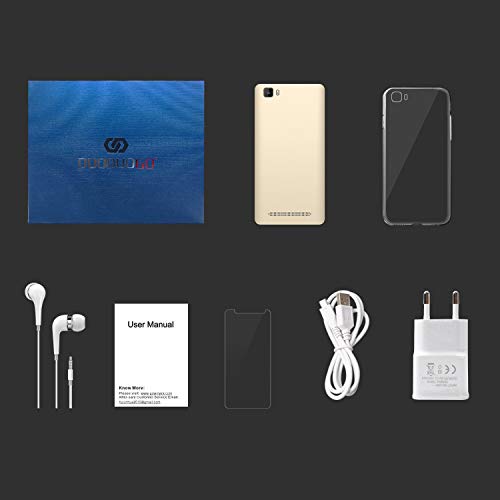 Moviles Libres Baratos 4G, J3(2019) 16GB ROM, 5.0 Pulgada Telefono Móvil, Android 7.0 Batería 2800mAh, Dual SIM Dual Cámara 5MP, WIFI/Bluetooth/GPS Móviles y Smartphones libres (Oro)