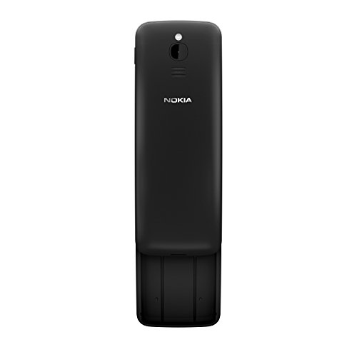 Nokia 8110 - Teléfono Celular con Llaves, 4G Memoria de 4 GB, Cámara de 2 Mp, 2,45", color Negro. Version Internacional.