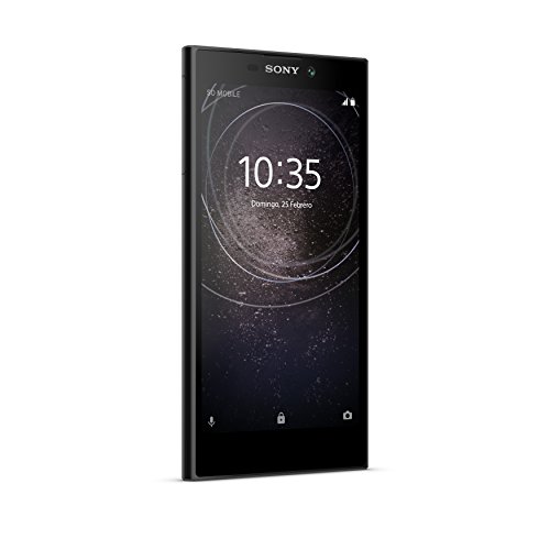 Sony Xperia L2 - Smartphone de 5" (Quad Core 1.45 GHz, RAM de 3 GB, Memoria Interna de 32 GB, cámara de 13 MP, Android), Color Negro