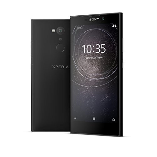 Sony Xperia L2 - Smartphone de 5" (Quad Core 1.45 GHz, RAM de 3 GB, Memoria Interna de 32 GB, cámara de 13 MP, Android), Color Negro