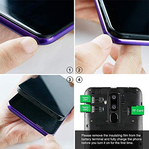 Teléfono Moviles, OUKITEL C12 Pro 6.18 Pulgadas 3300mAh Batería 16GB ROM Movil, 8MP+5MP Cámaras Duales 4G Dual SIM Android 8.1 Smartphone,Negro