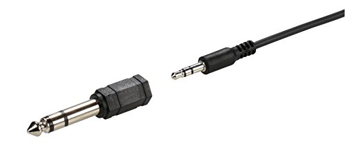 Vivanco SR 96 TV - Auriculares de diadema cerrados (control remoto integrado, 150 dB, cable de 5 metros), Negro