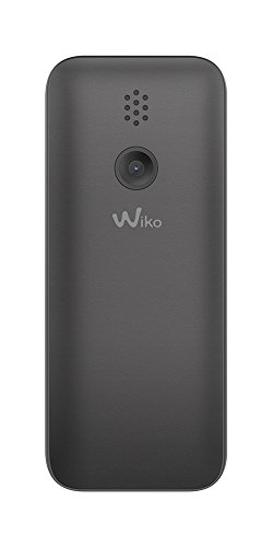 Wiko Lubi5 - Teléfono móvil Libre de 1.8” (Dual SIM, Radio FM, Teclado físico, Bluetooth, Linterna LED y Reproductor MP3) Color Negro