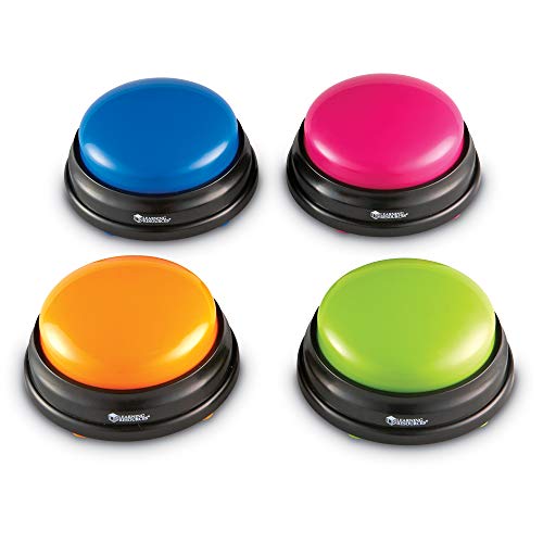 Learning Resources- Botones de Respuesta (Set de 4), Color (LER3774)