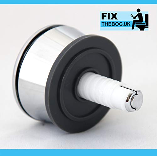 Wirquin 19008101 - Doble pulsador para mecanismo WC MWB3